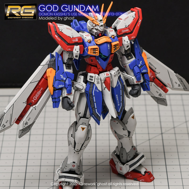 G-REWORK - Custom Decal - [RG] God Gundam