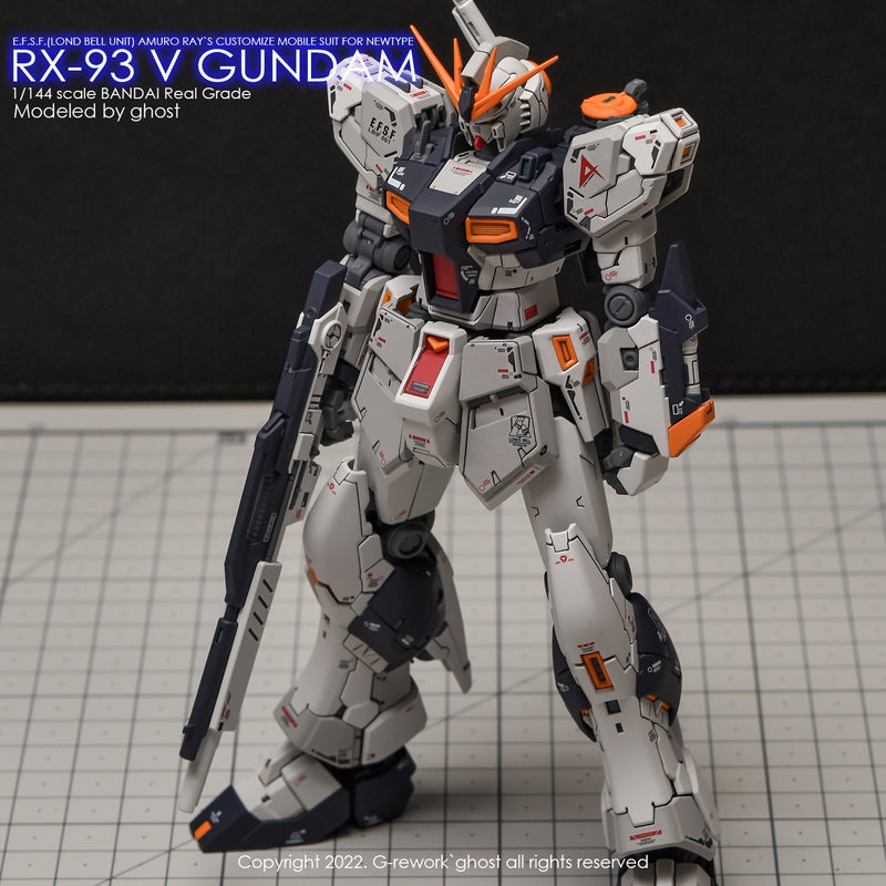 G-REWORK - Custom Decal - [RG] RX-93 Nu Gundam (decal v2.0)