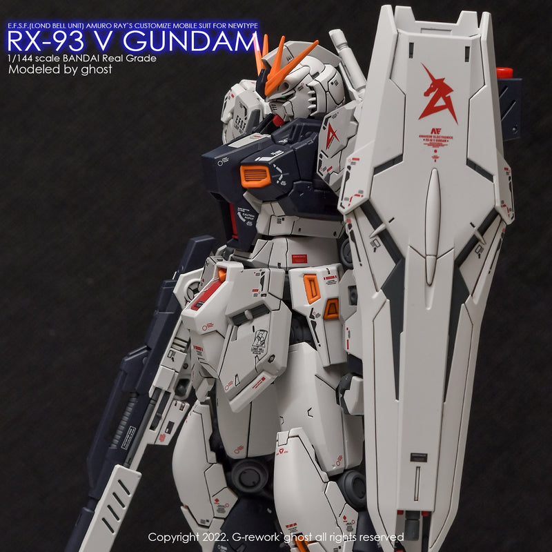 G-REWORK - Custom Decal - [RG] RX-93 Nu Gundam (decal v2.0)