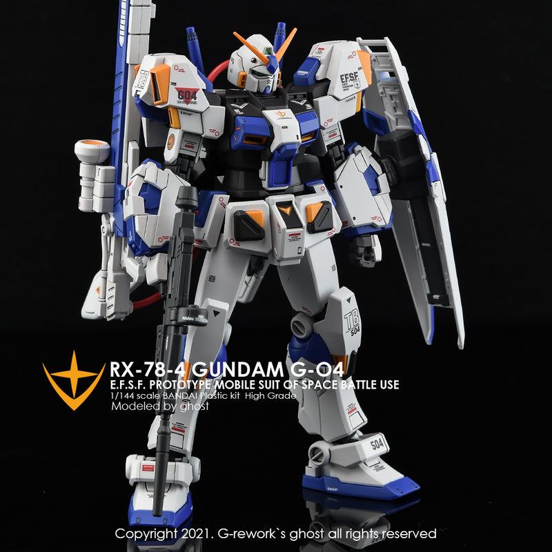 G-REWORK - Custom Decal - [HG] RX-78-04