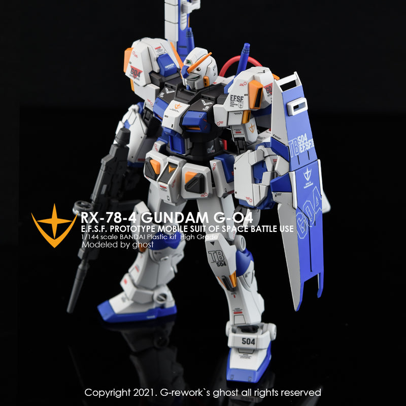 G-REWORK - Custom Decal - [HG] RX-78-04