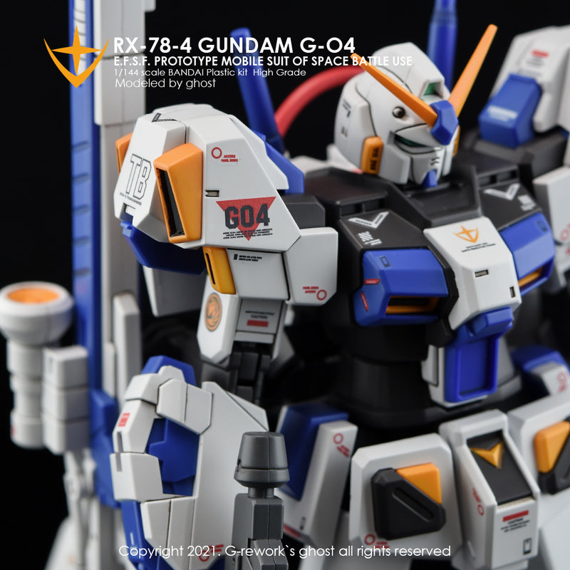 G-REWORK - Custom Decal - [HG] RX-78-04