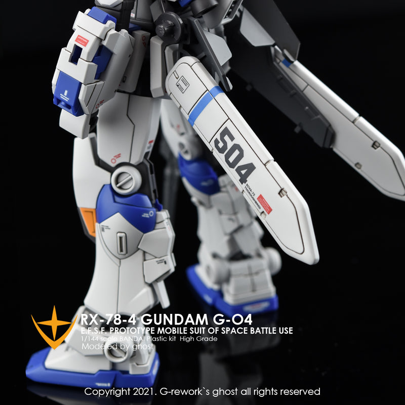 G-REWORK - Custom Decal - [HG] RX-78-04