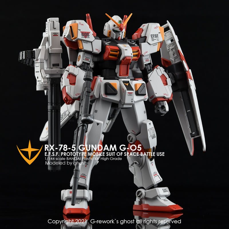 G-REWORK - Custom Decal - [HG] RX-78-05