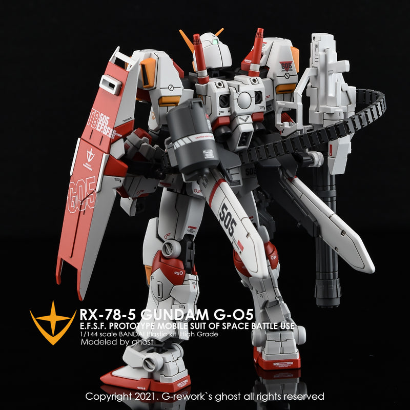 G-REWORK - Custom Decal - [HG] RX-78-05