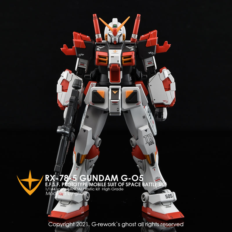 G-REWORK - Custom Decal - [HG] RX-78-05