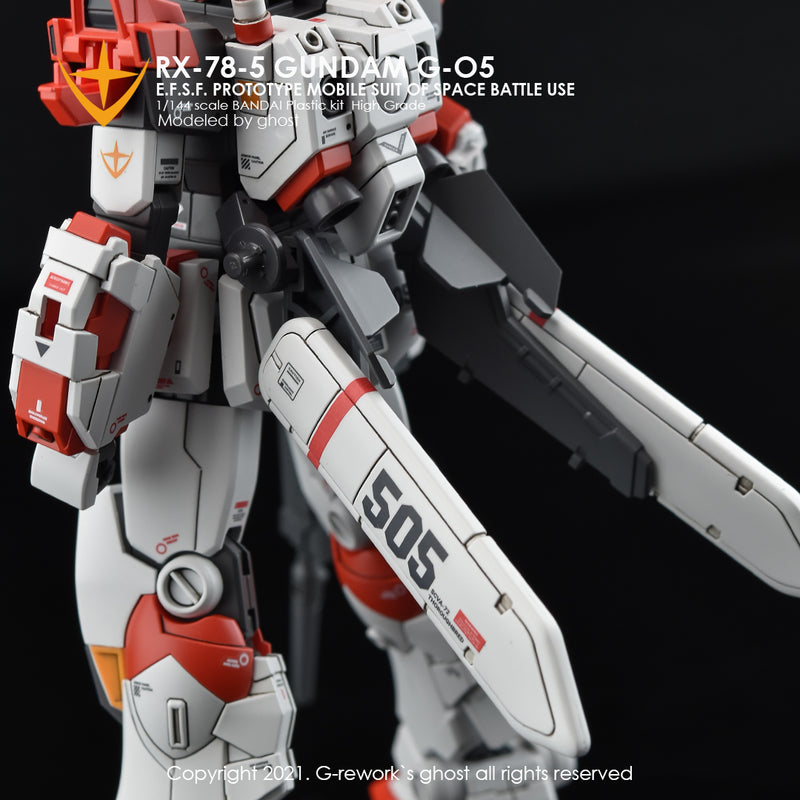 G-REWORK - Custom Decal - [HG] RX-78-05