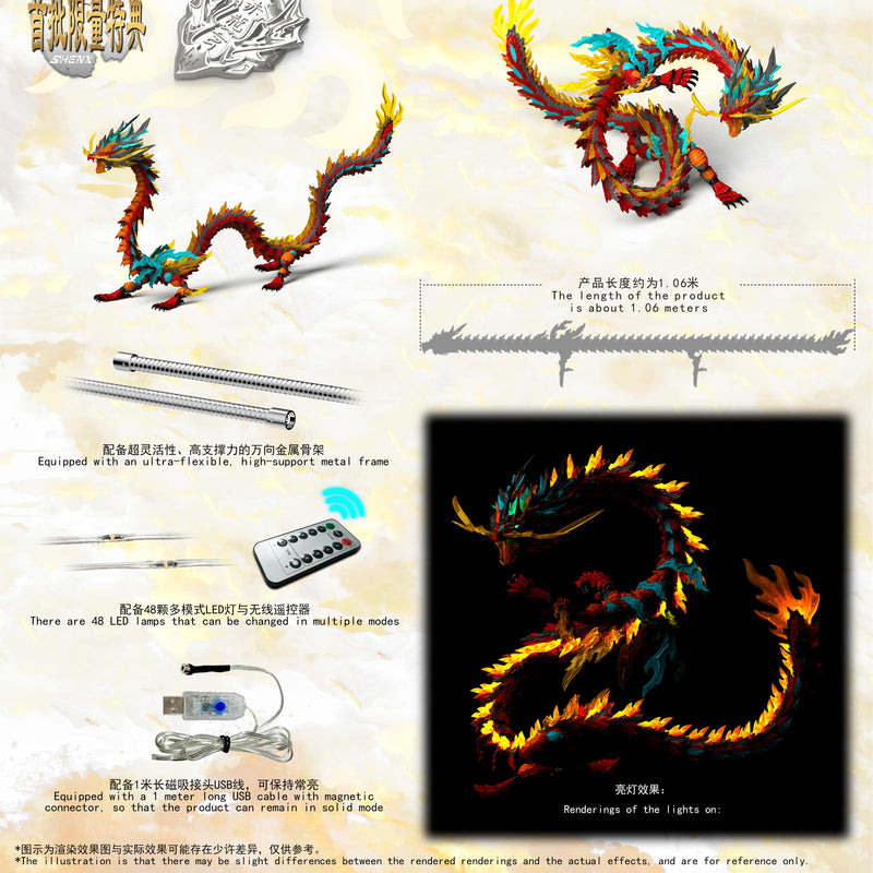 PRE-ORDER: Shenxing Technology The True Dragon Series ZL-0001 The Red Dragon King