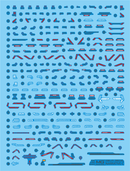 Delpi Decal - MG Narrative C-Packs Water Decal (2 Types)