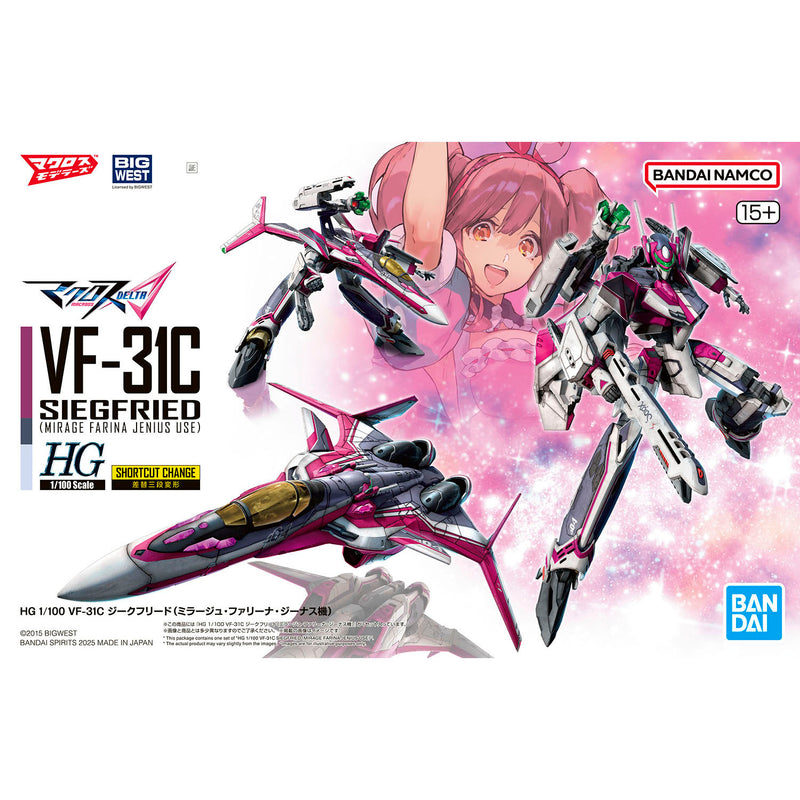 HG 1/100 VF-31C SIEGFRIED （MIRAGE FARINA JENIUS USE）