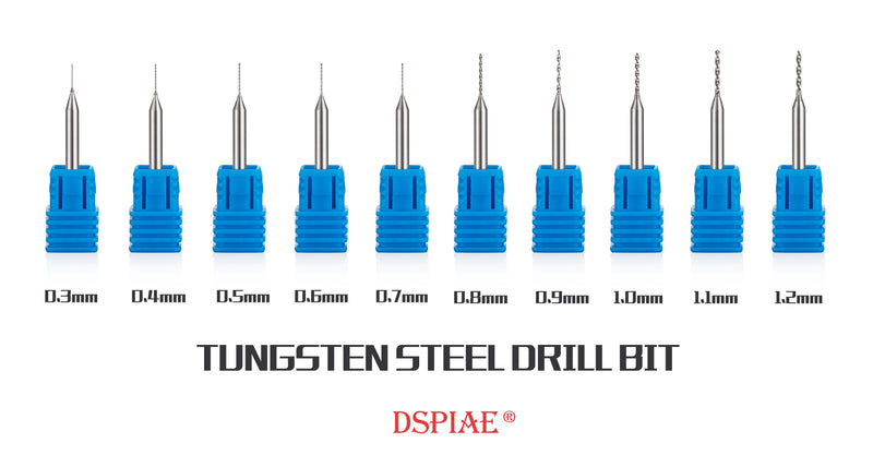 DSPIAE - DB-01 Tungsten Steel Drill Bit (28 Types)