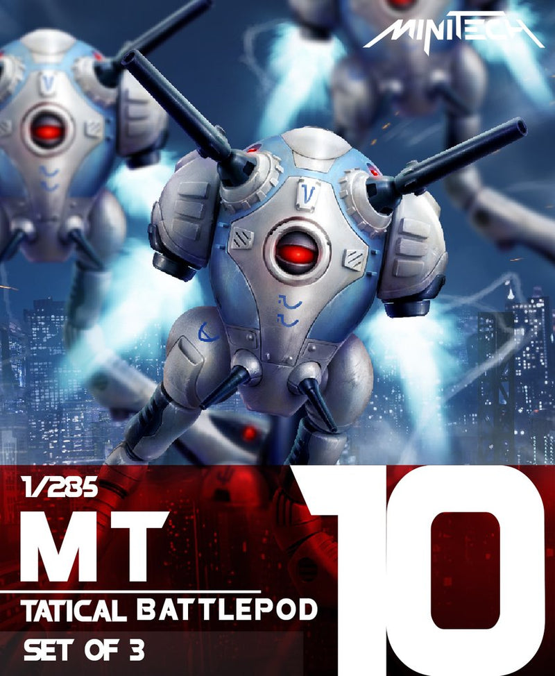 PRE-ORDER: Kids Logic Minitech - 10 Tactical Battlepod (Set of 3)