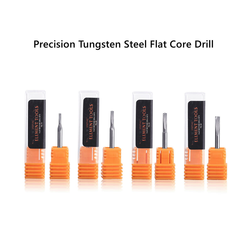 DSPIAE - FB Precision Tungsten Flat Core Drill (4 Sizes)
