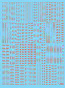 Delpi Decal - 1/100 Archive Style Caution Water Decal (6 Types)