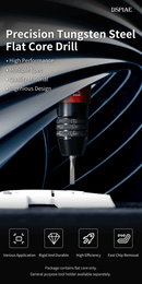 DSPIAE - FB Precision Tungsten Flat Core Drill (4 Sizes)