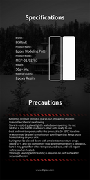 DSPIAE - MEP Modeling Epoxy Putty (3 Colors)