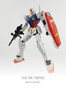 Delpi Decal - SD/HG RX-78F00 GUNDAM WATER DECAL (Normal)