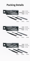 DSPIAE - Irregular Carbon Fiber Sanding Sticks (Set of 3, 3 Options)