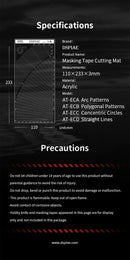 DSPIAE - AT-EC Masking Tape Cutting Mat (4 Types)