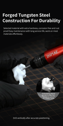 DSPIAE - FB Precision Tungsten Flat Core Drill (4 Sizes)