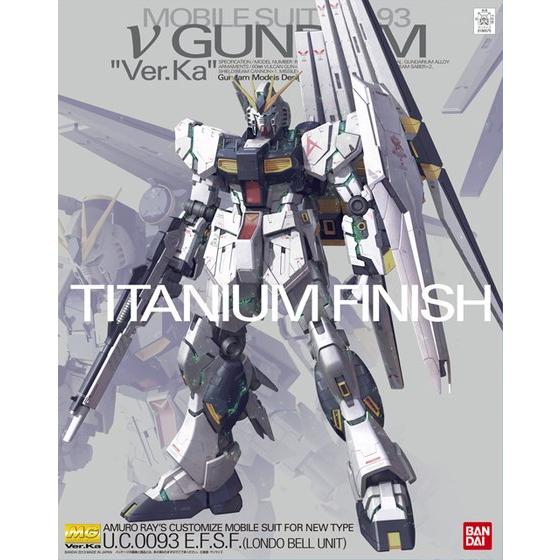 MG 1/100 Nu Gundam Ver Ka TITANIUM FINISH
