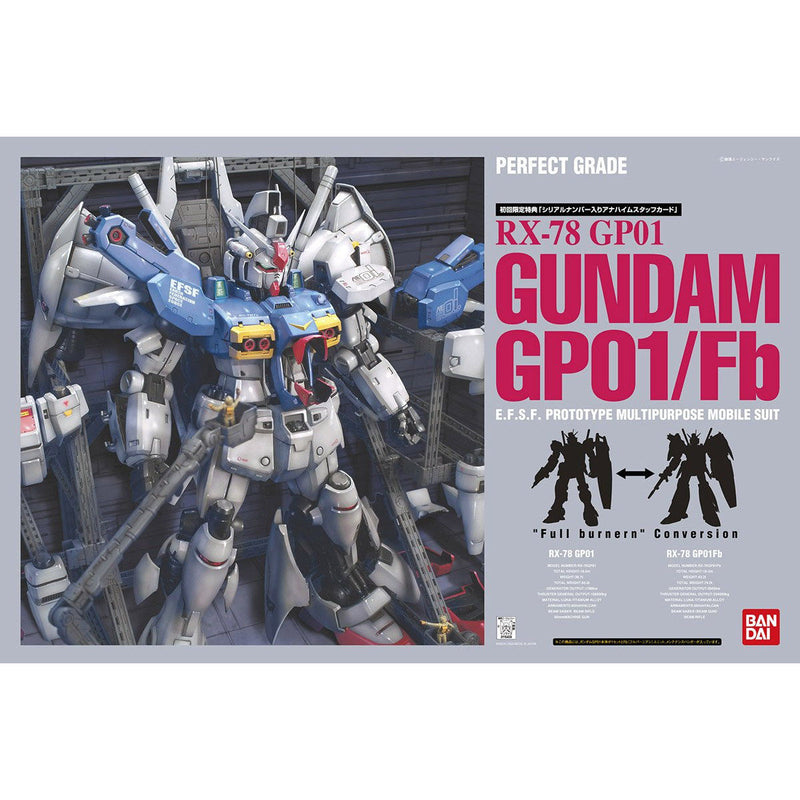 PG 1/60 RX-78GP01 Gundam GP01/GP01Fb Zephyranthes