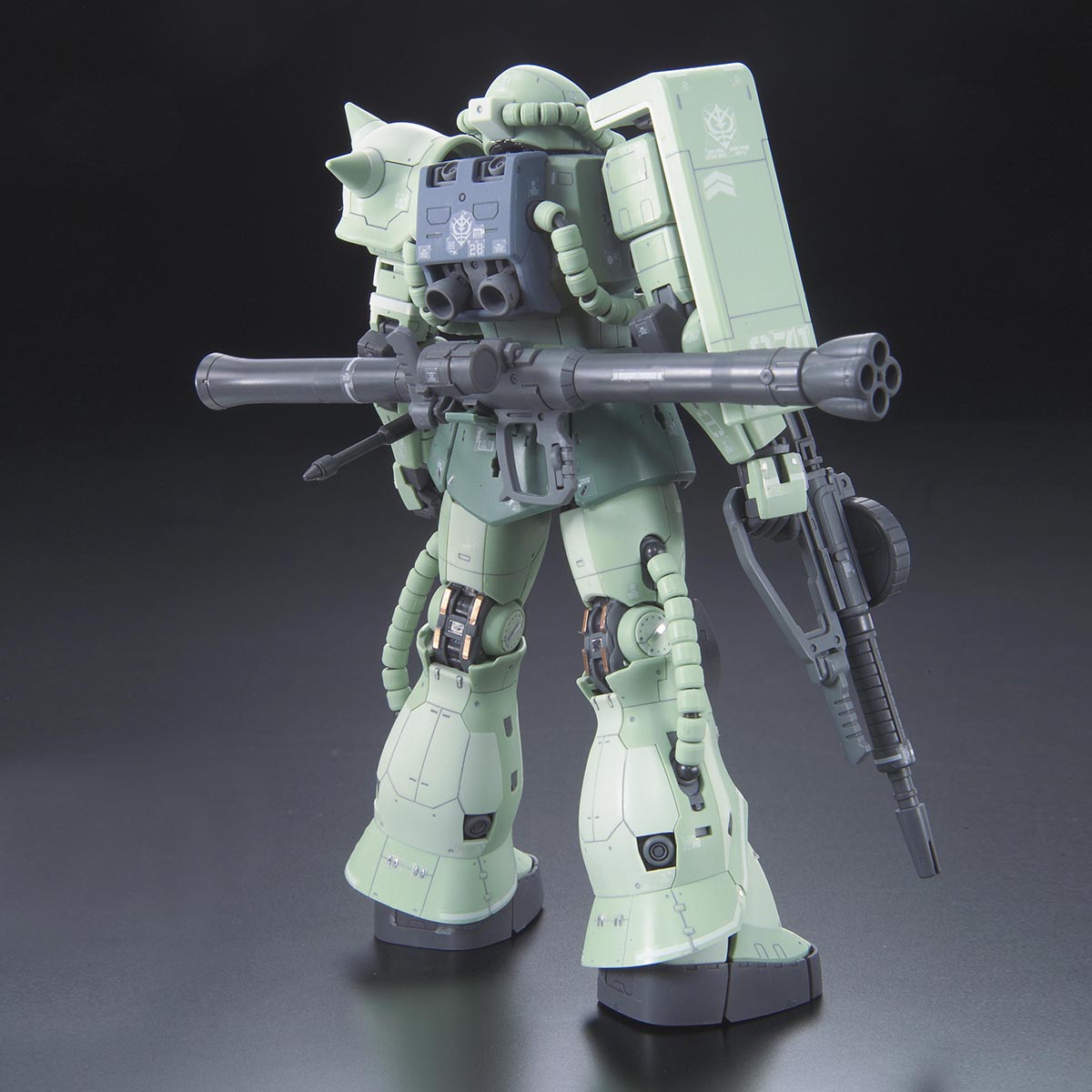 ぬいぐるみ GUNDAM45FRGMT ZAKU ORIGINAL COLOR GREEN GUNDAM BANDAI RG REAL GRADE MODEL KIT 1/144 #04 MS-06F ZAKU