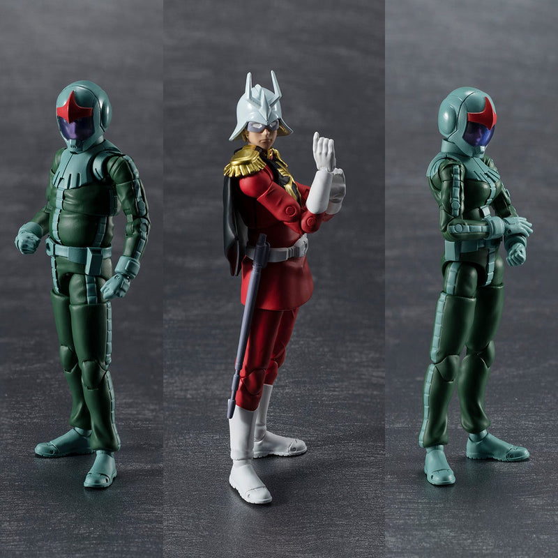 Megahouse G.M.G Principality of Zeon Army Soldier 04-06 (Normal Suit Soldier & Char Aznable)