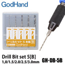 GodHand - Drill Bit for Power Pin Vise, set of 5 (B)