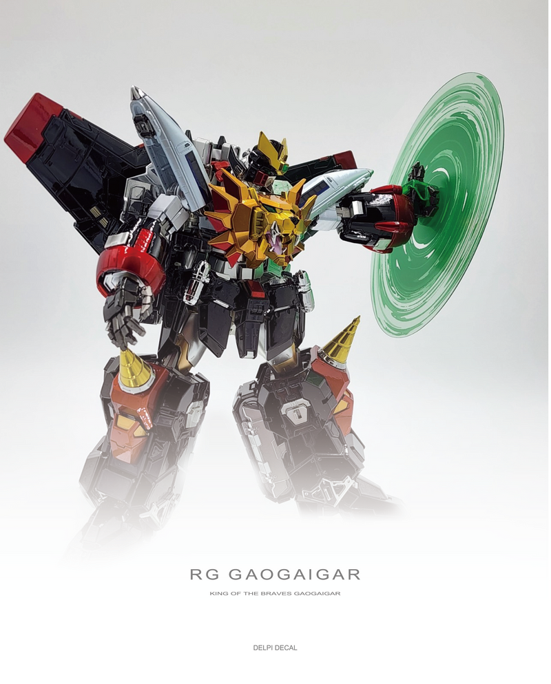 Delpi Decal - RG GaoGaiGar Water Decal (2 Types)