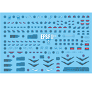 Delpi Decal - SD/HG RX-78F00 GUNDAM WATER DECAL (Normal)