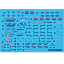 Delpi Decal - MG DOUBLE X WATER DECAL (4 Types)