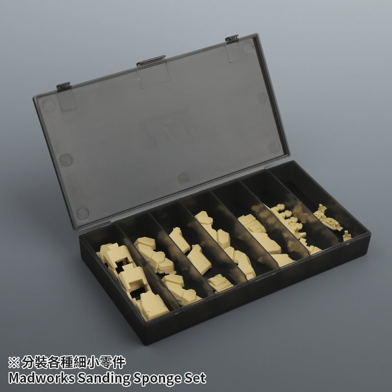 Madworks - Sanding Sponge Set with Storage Box