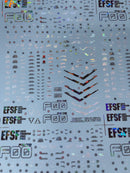 Delpi Decal - 1/48 RX-78F00 [Bust Model] Water Decal (2 Types)