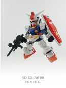 Delpi Decal - SD/HG RX-78F00 GUNDAM WATER DECAL (Normal)
