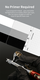 DSPIAE - CC-01 Model Paint Color Test Card