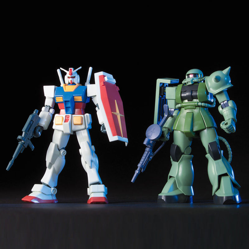 HGUC 1/144 Gunpla Starter Set: Gundam Vs. Zaku II