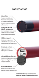 DSPIAE - UV-T Ultraviolet Flashlight