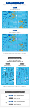 Delpi Decal - MG Freedom 2.0 Water Decal (4 Types)