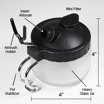 Vigiart - HS-777A Airbrush Cleaning Pot
