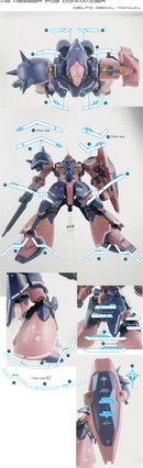 Delpi Decal - HG Messer F02 Commander Type Water Decal (3 Types)