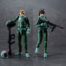Megahouse G.M.G Principality of Zeon Army Soldier 04-06 (Normal Suit Soldier & Char Aznable)