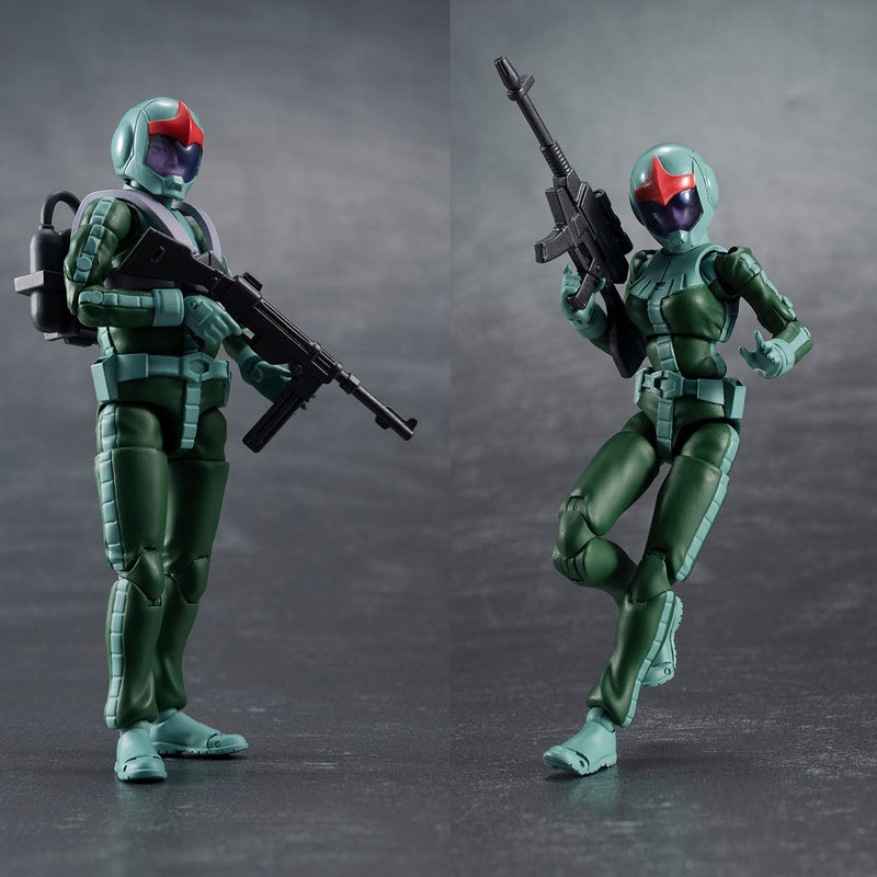 Megahouse G.M.G Principality of Zeon Army Soldier 04-06 (Normal Suit Soldier & Char Aznable)
