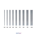 DSPIAE - CG Carving Guide Tape with 1mm Graduations (9 sizes)