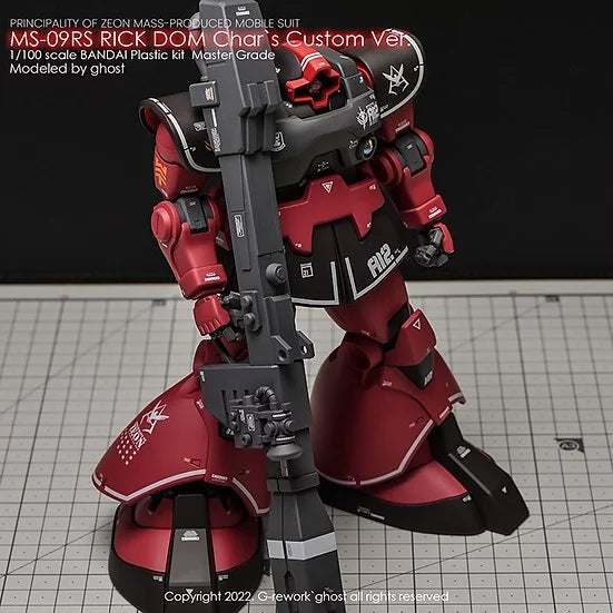 G-REWORK - Custom Decal - [MG] Rick Dom Char's Ver.