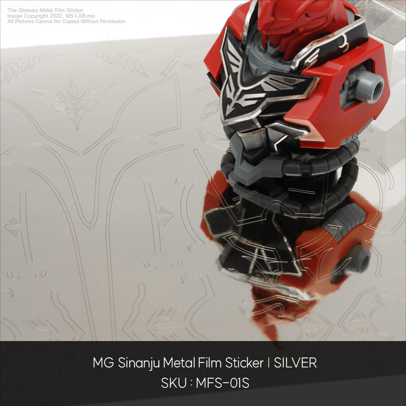 MS-LAB - MG Sinanju Metal Film Sticker (2 Colors)