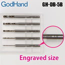 GodHand - Drill Bit for Power Pin Vise, set of 5 (B)