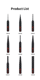 DSPIAE - Irregular Carbon Fiber Sanding Sticks (Set of 3, 3 Options)