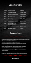 DSPIAE - Colour Master - Thinner (15 Types)