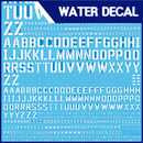 Delpi Decal - ALPHABET UNIVERSAL WATER DECAL / HYBRICAL (4 Types)